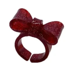 Rings*Boogzel Clothing Y2K Glitter Bow Ring