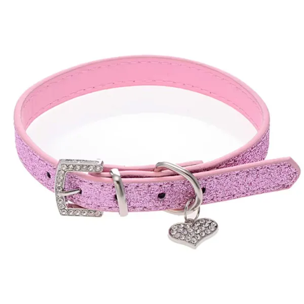 Necklaces & Chokers*Boogzel Clothing Y2K Glitter Choker with Heart Charm