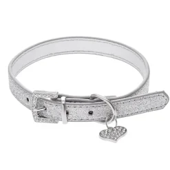 Necklaces & Chokers*Boogzel Clothing Y2K Glitter Choker with Heart Charm