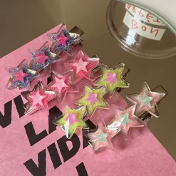 Hair Accessories*Boogzel Clothing Y2K Glitter Star Hair Clip