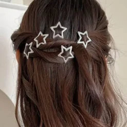 Hair Accessories*Boogzel Clothing Y2K Glitter Star Hair Clips