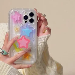Iphone Cases*Boogzel Clothing Y2K Glitter Star iPhone Case Pink