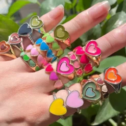 Rings*Boogzel Clothing Y2K Heart Ring
