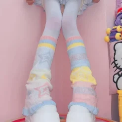 Other*Boogzel Clothing Y2K Pastel Star Leg Warmers