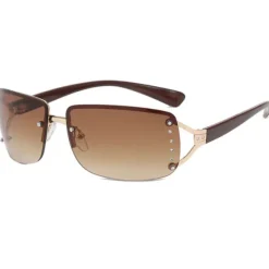 Sunglasses*Boogzel Clothing Y2K Rectangle Rimless Glasses