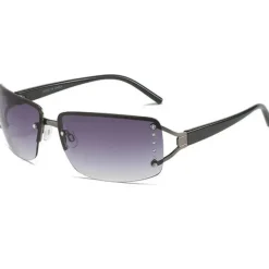 Sunglasses*Boogzel Clothing Y2K Rectangle Rimless Glasses