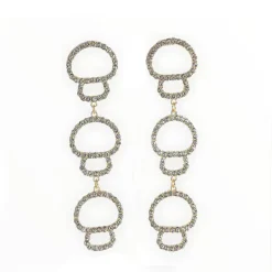 Earrings*Boogzel Clothing Y2K Rhinestone Drop Earrings