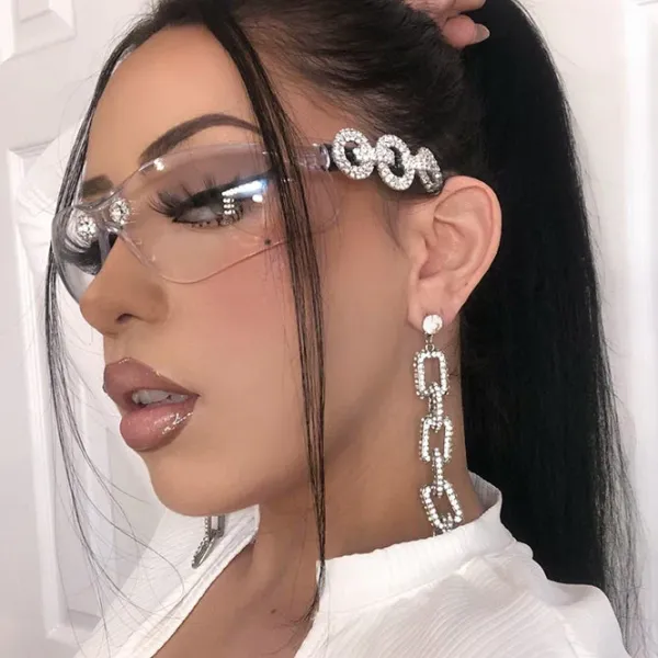 Sunglasses*Boogzel Clothing Y2K Rhinestone Sunglasses