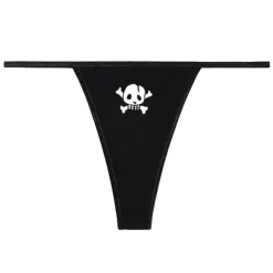 Underwear*Boogzel Clothing Y2K Skull Thong Panty