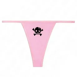 Underwear*Boogzel Clothing Y2K Skull Thong Panty