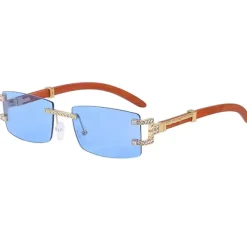 Sunglasses*Boogzel Clothing Y2K Square Frameless Sunglasses