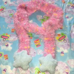 Other*Boogzel Clothing Y2K Star Fairy Fuzzy Scarf
