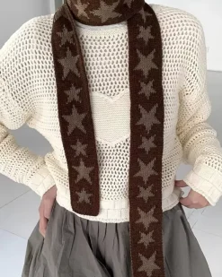 Other*Boogzel Clothing Y2K Star Skinny Scarf