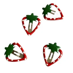 Hair Accessories*Boogzel Clothing Y2K Strawberry Hair Clips Set Red