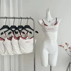 Y2K Tops|Crop Tops*Boogzel Clothing Y2K Style Forever 18 Tank Top White/red