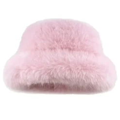 Hats*Boogzel Clothing Y2K Style Furry Bucket Hat Pink