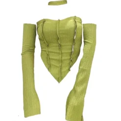 Long Sleeve Tops*Boogzel Clothing Y2K Top & Gloves Set