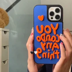 Iphone Cases*Boogzel Clothing You Can Do Anything iPhone Case Blue/orange