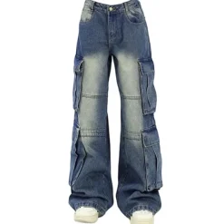Jeans*Boogzel Clothing Young & Single Cargo Jeans Blue