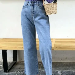 Jeans*Boogzel Clothing Young & Single Crop Jeans Blue