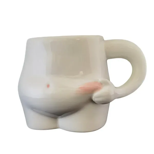 Aesthetic Kitchen|Aesthetic Room Decor*Boogzel Clothing Yummy Tummy Ceramic Mug White