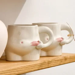 Aesthetic Kitchen|Aesthetic Room Decor*Boogzel Clothing Yummy Tummy Ceramic Mug White
