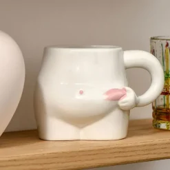Aesthetic Kitchen|Aesthetic Room Decor*Boogzel Clothing Yummy Tummy Ceramic Mug White