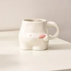 Aesthetic Kitchen|Aesthetic Room Decor*Boogzel Clothing Yummy Tummy Ceramic Mug White