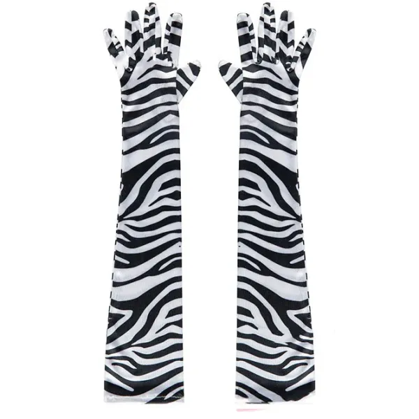 Other*Boogzel Clothing Zebra Pattern Gloves