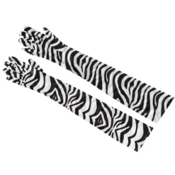 Other*Boogzel Clothing Zebra Pattern Gloves